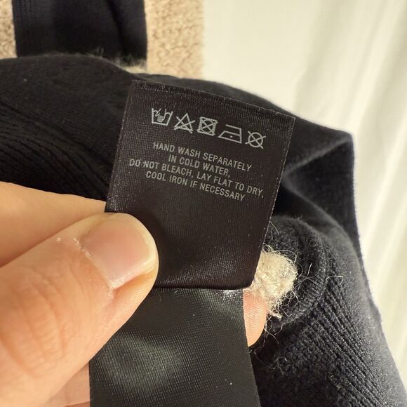 Sparrow Anthropologie Sweater Women's Medium Beige Knit Wool Mohair Full Zip - Picture 8 of 11